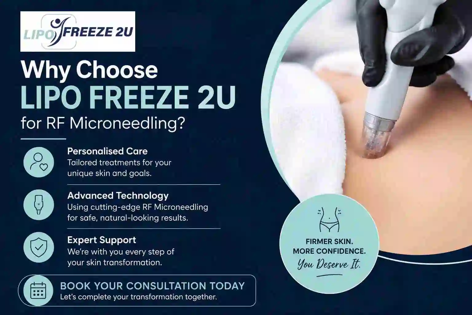 Why Choose LIPO FREEZE 2U for RF Microneedling Barry?